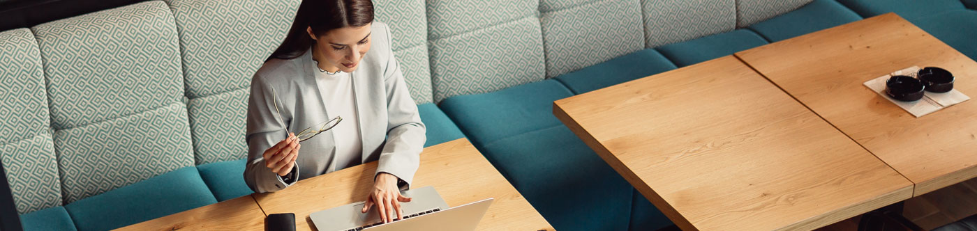 professional women working on laptop