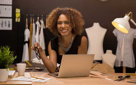 smiling business woman